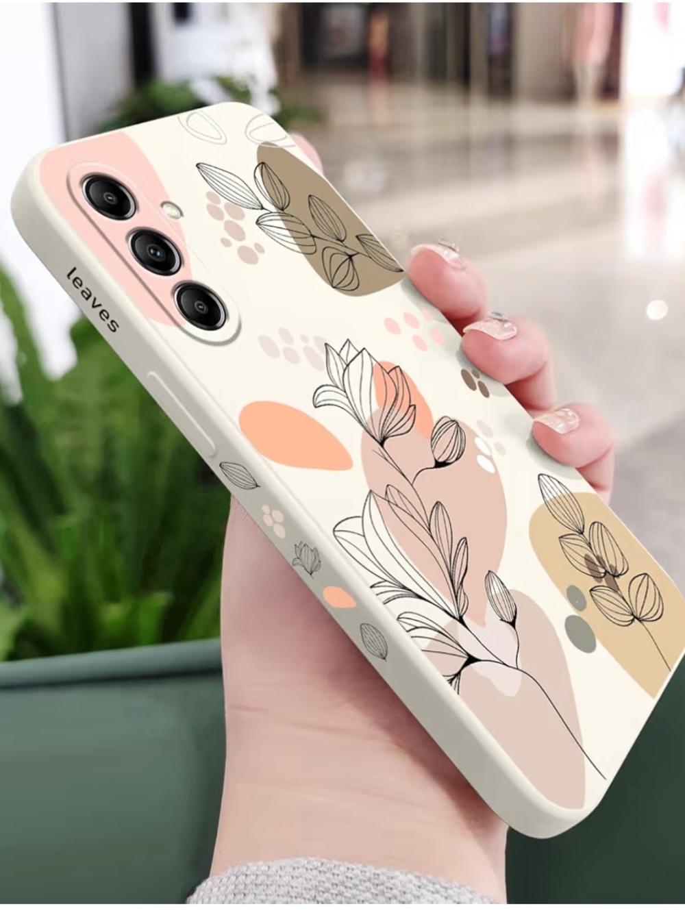 Amazon LEECG Floral Silicone Phone Case for Samsung Galaxy A14 5G